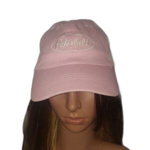 PETERBILT Pink and White Baseball Cap Hat Unisex One Size